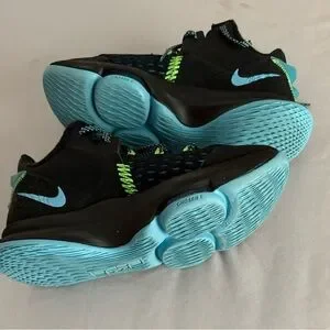 Nike Black and Blue Sneakers Modern Athletic Design Nike V2K RUN Obsidian / Thunder Blue - Aug 2024 - HJ4497400  main image 3